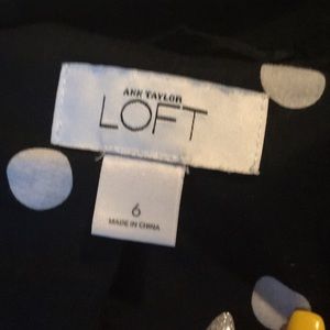 LOFT Jackets & Coats - Linen solid black short sleeve jacket LOFT Jackets & Coats - Linen solid black short sleeve jacket